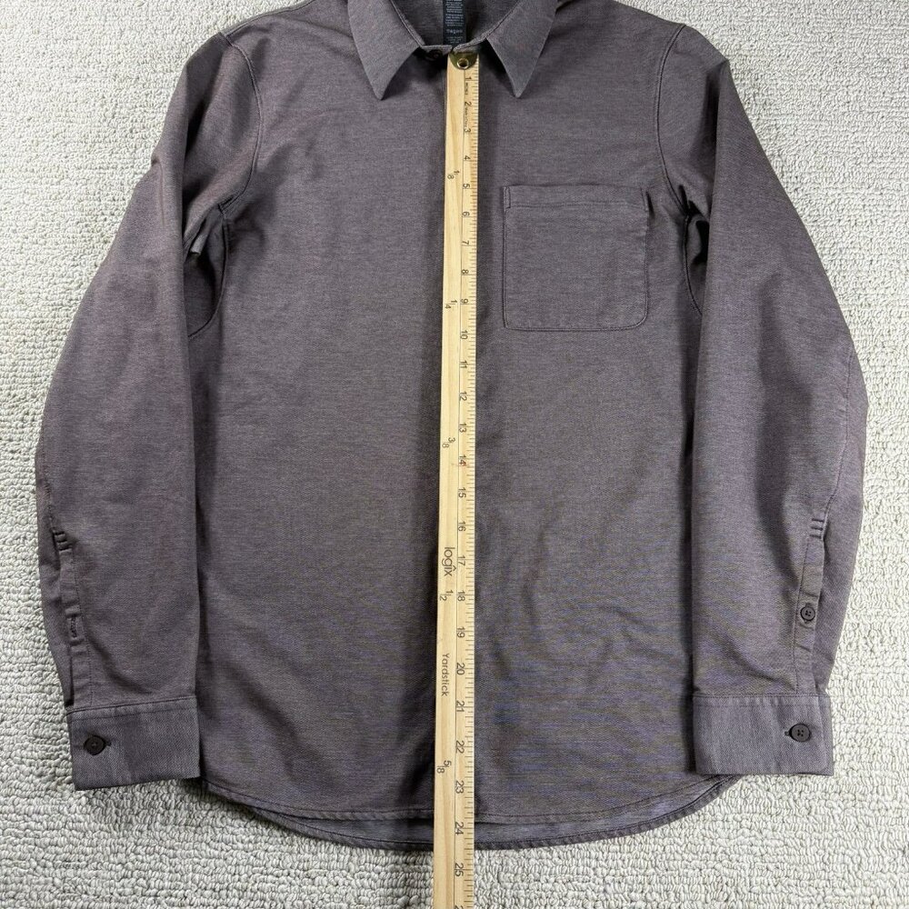 Lululemon Commission Brushed Woven Shirt Brown Men’s Size Small - Picture 4 of 8